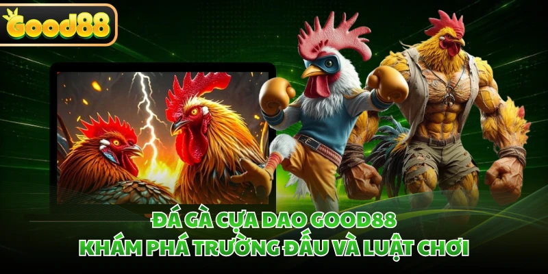Đá Gà Cựa Dao GOOD88 - Khám Phá Trường Đấu Và Luật Chơi