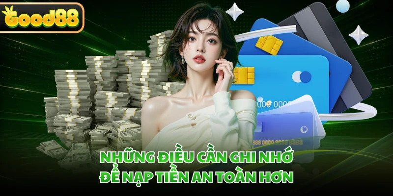 Những điều cần ghi nhớ để nạp tiền an toàn hơn 